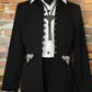 Vintage Long Blazer with Embroidery