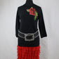 Red Ruffle Skirt