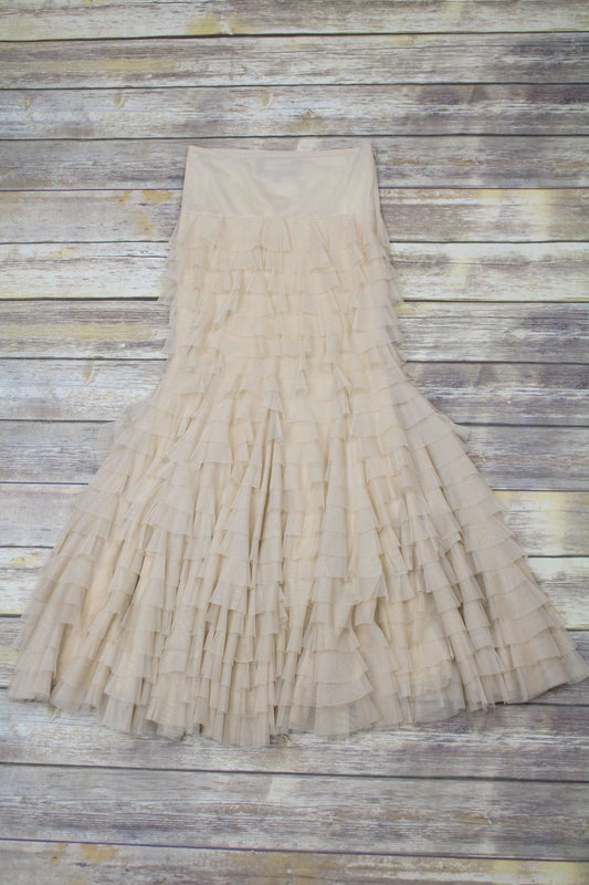 Ivory Ruffle Skirt