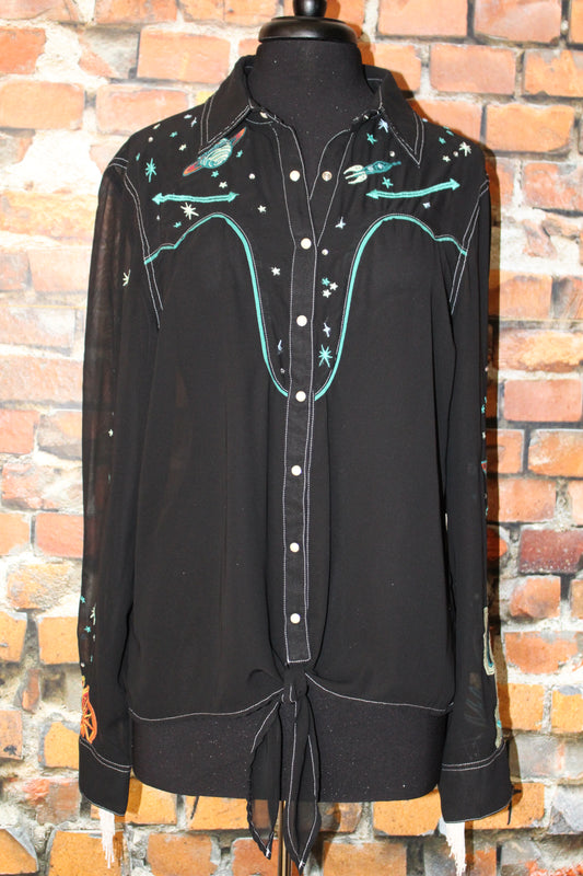 Space Cowboy Sheer Top