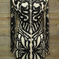 Ivory Colored Dress with Black Sequin Design