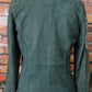 Stunning Suede Jacket with Large Rhinestone Buttons