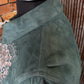 Stunning Suede Jacket with Large Rhinestone Buttons