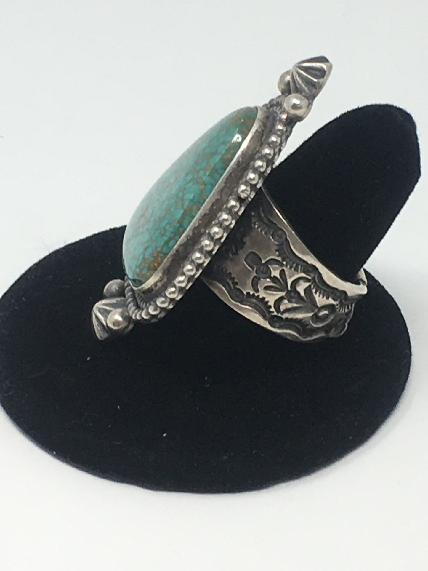 Turquoise and Sterling Ring