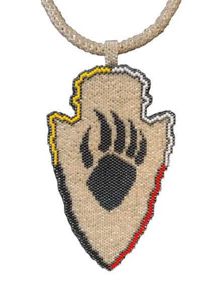 Beaded bear hot sale medallion