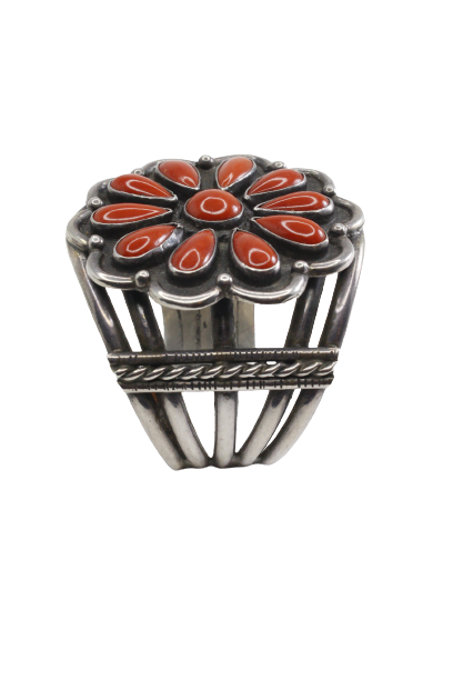 Red Flower Bracelet