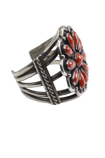 Red Flower Bracelet