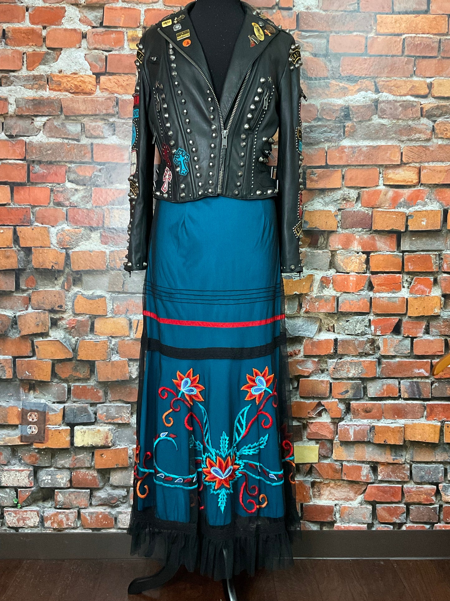 Deep Turquoise Skirt