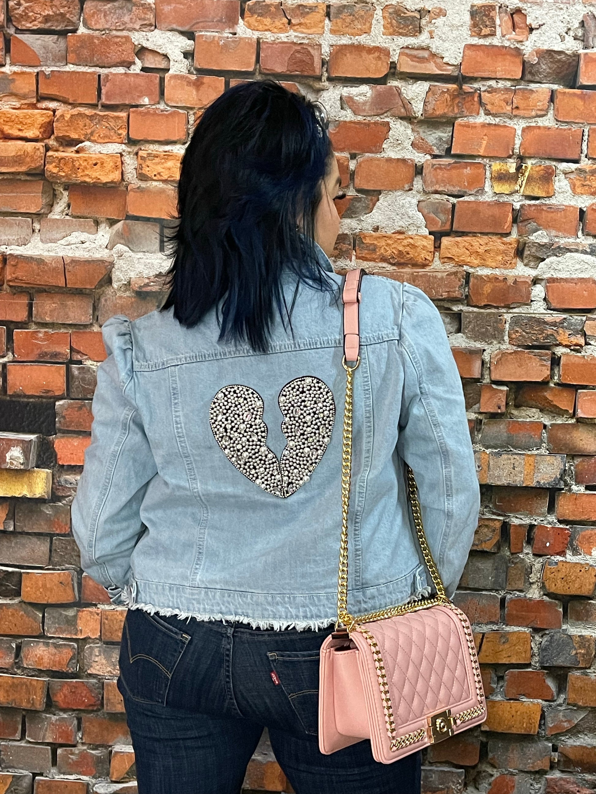 The Broken Heart Jean Jacket