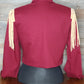 Cropped Wine Colored Jacket