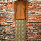 Flowing Pant with Leopard Print Waist