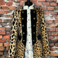 Leopard Print Open Blazer