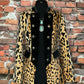 Leopard Print Open Blazer