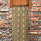 Flowing Pant with Leopard Print Waist