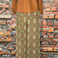 Flowing Pant with Leopard Print Waist
