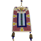 Beaded Pouch w/thimble and military style button