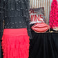 Red Ruffle Skirt