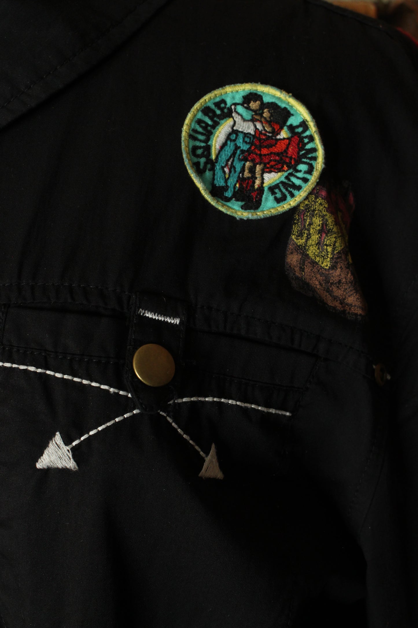 Jacket with Patches & Beadwork