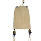 Beaded Pouch w/thimble and military style button