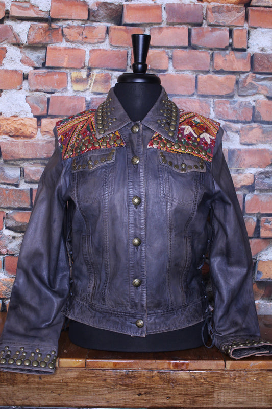 Mixed Up Trucker Jacket