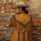 Leather Jacket with Fringe & Whip Stitching
