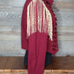 Cropped Wine Colored Jacket